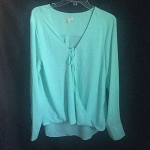 Blouse NWOT mint green XL